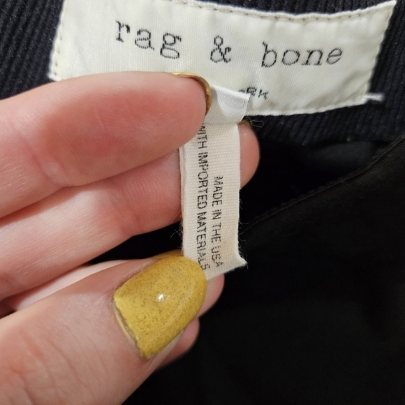 Rag & Bone Black Dressy Leggings Side Zip Size 10 - Picture 3 of 9